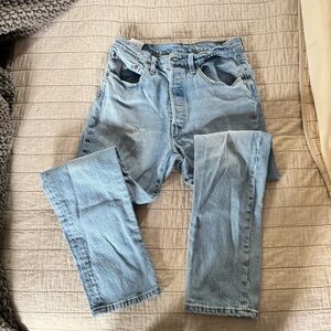 Levi's Light Blue Straight Leg Jeans
